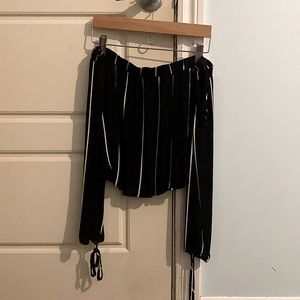 KENDALL+KYLIE off the shoulder top